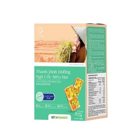 Thanh dinh dưỡng ngũ cốc siêu hạt vị phô mai 180g