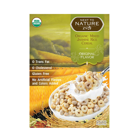 Ngũ cốc gạo Jasmine hữu cơ Zvof vị truyền thống 35g x 7 gói (Từ 18 tháng tuổi)