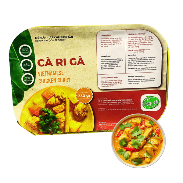 Cà ri gà Bếp O hộp 330gram