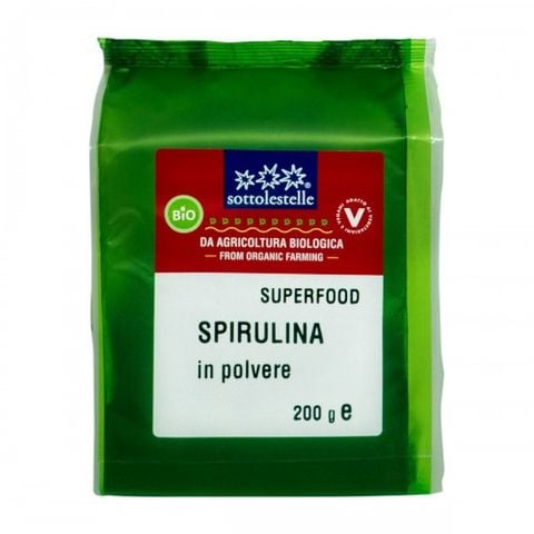 Bột tảo Spirulina hữu cơ Sottolestelle 200g