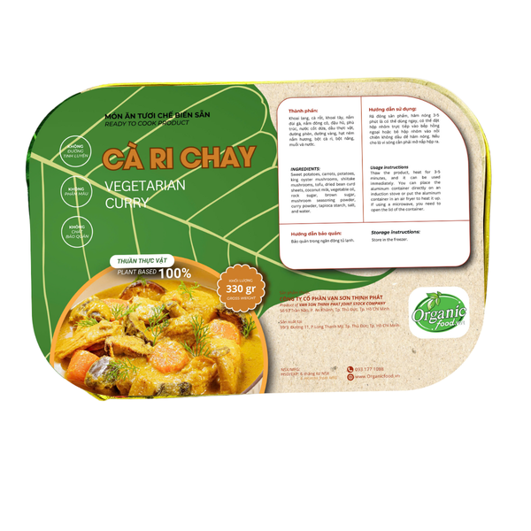 Cà ri Chay Bếp O 330g