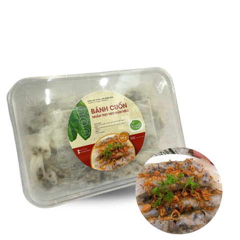 Bánh cuốn nhân thịt heo Bếp O 500g