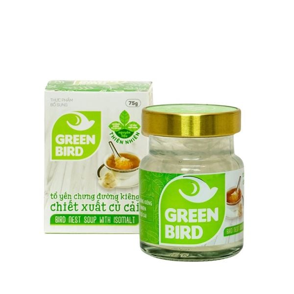 Nước Yến Sào Chưng Đường Kiêng Củ Cải 72g [set 5 hũ tặng 1 hũ]