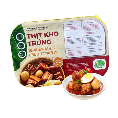 Thịt kho trứng Bếp O hộp 330gram