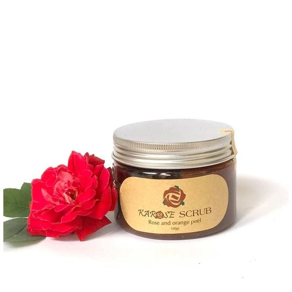 RỬA MẶT TẨY DA CHẾT HOA HỒNG KAROSE SCRUB 100G