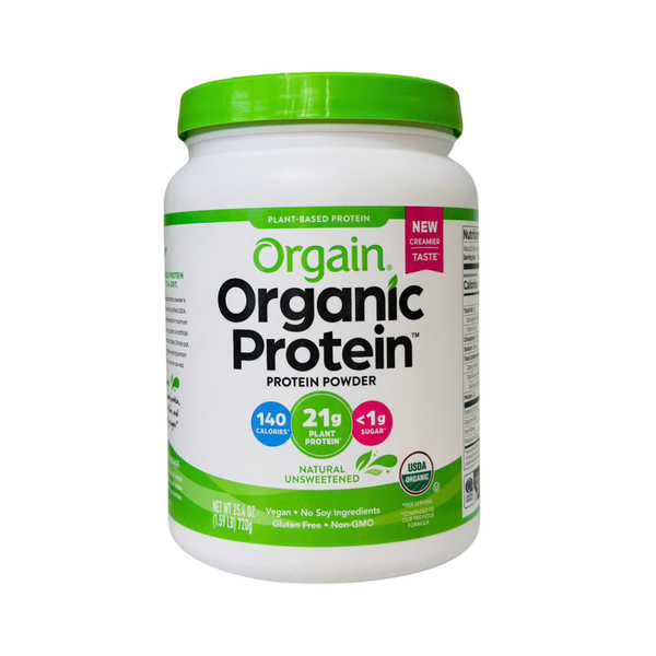 Bột protein hữu cơ không ngọt Orgain 720g