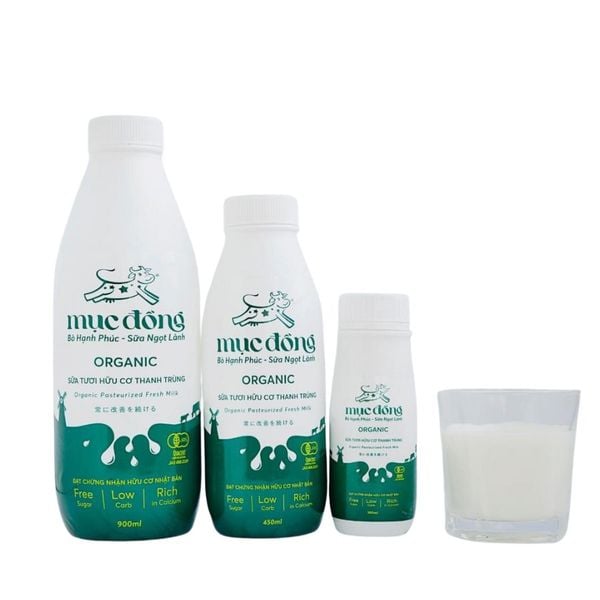 Sữa Tươi Thanh Trùng Mục Đồng Hữu Cơ