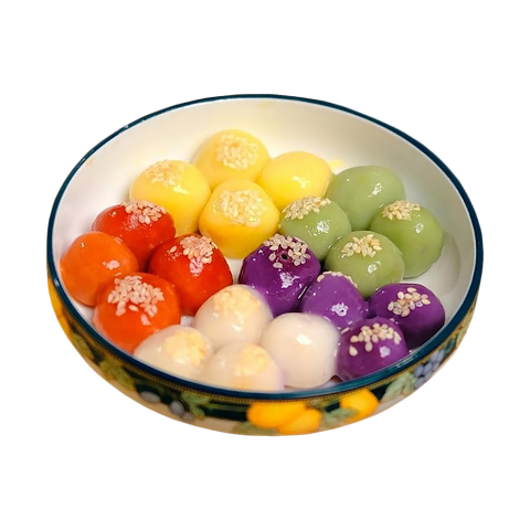 Bánh trôi chay ngũ sắc có nhân viên sẵn