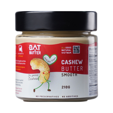 Bơ hạt điều mịn Đạt Butter - 210g