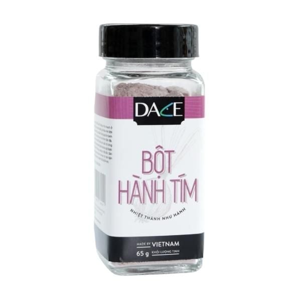 Bột hành tím hữu cơ Dace 65g