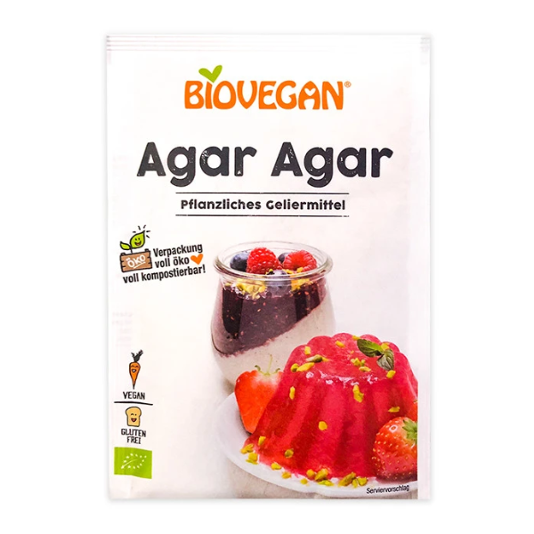 Bột rau câu hữu cơ Agar Agar Biovegan 30g