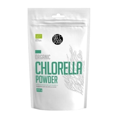 Bột tảo lục Chlorella hữu cơ Diet Food 200g