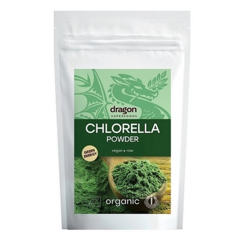 Bột tảo lục Chlorella hữu cơ Dragon SF 200g