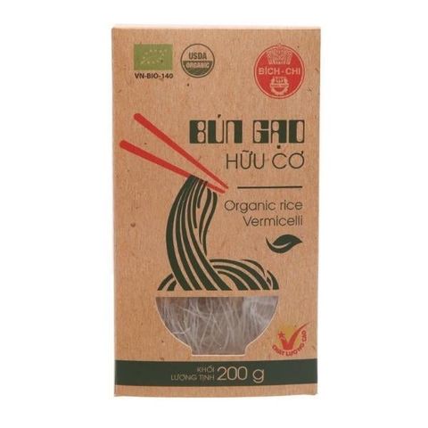 Bún gạo hữu cơ Bích Chi 200g