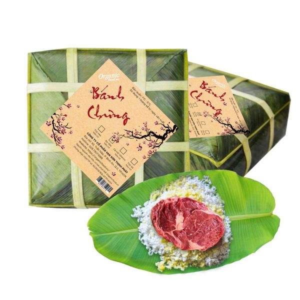 [set truyền thống 3] hộp quà bánh chưng