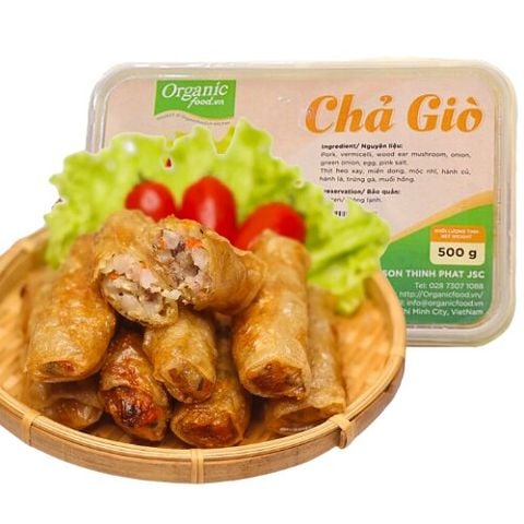 Chả giò (nem rán) organicfood 500g - 18 cuốn