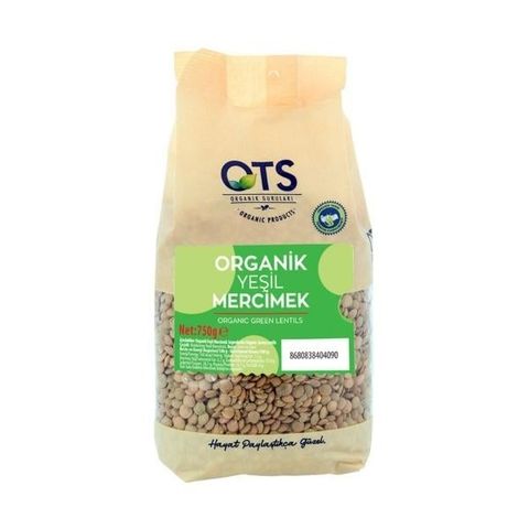 Đậu lăng xanh hữu cơ ots organik 750gr