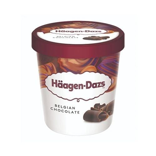 Kem Haagen Dazs sô cô la Bỉ 473ml