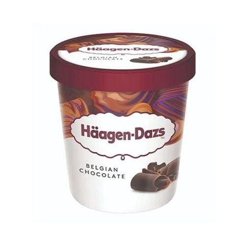 Kem Haagen Dazs sô cô la Bỉ 473ml