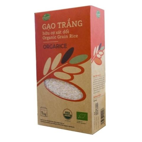 Gạo trắng hữu cơ xát dối orgarice 1kg