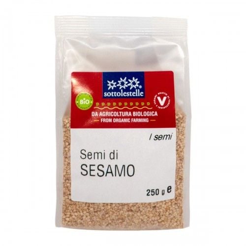 Hạt mè hữu cơ đã bóc vỏ sottolestelle 250g