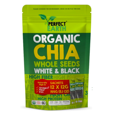 Hạt chia hữu cơ perfect earth 144gr