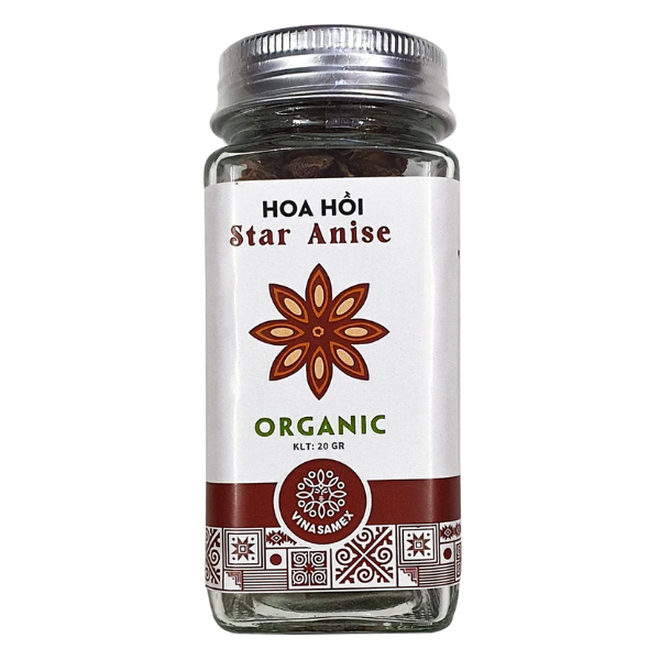 Hoa hồi hữu cơ Vinasamex 50g