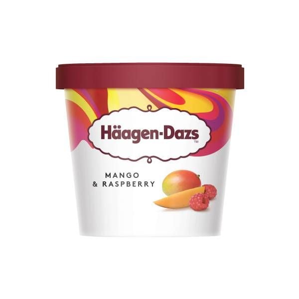 Kem Haagen Dazs hỗn hợp Xoài - Phúc bồn tử 100ml