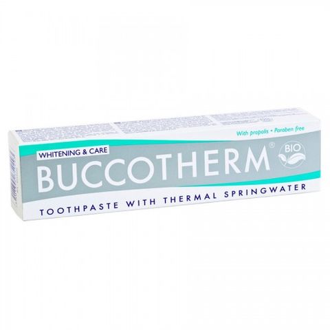 Kem đánh răng hữu cơ làm trắng răng vị bạc hà buccotherm 75ml