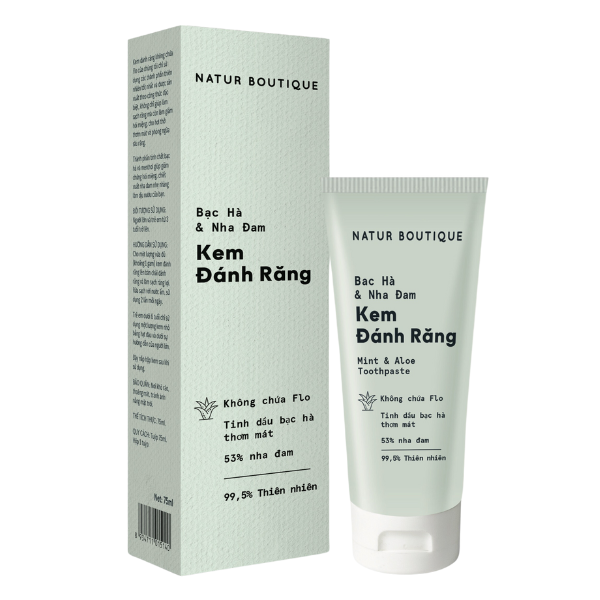 Kem đánh răng hương bạc hà và nha đam Fito 75ml