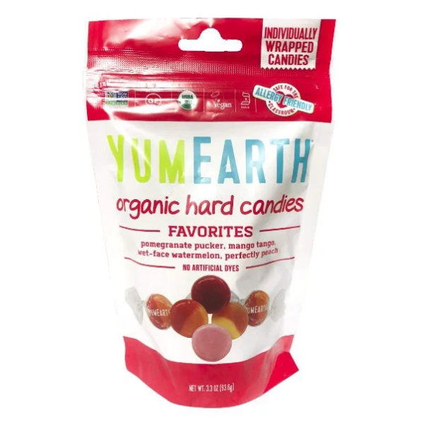 Kẹo viên hữu cơ 4 vị trái cây 93.6g