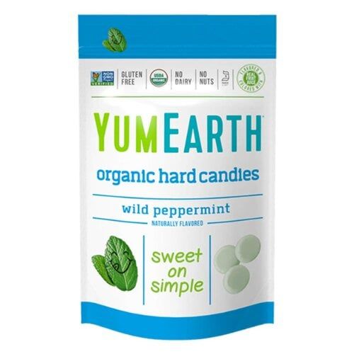 Kẹo viên hữu cơ vị bạc hà Yumearth 93,6g