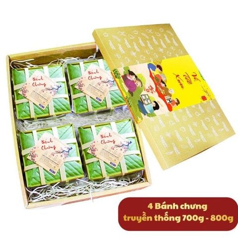 [set truyền thống 1] hộp quà bánh chưng