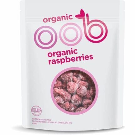 Mâm xôi hữu cơ đông lạnh oob 450gr