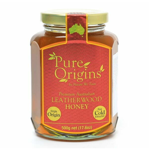 Mật ong pure origins leatherwood 500g
