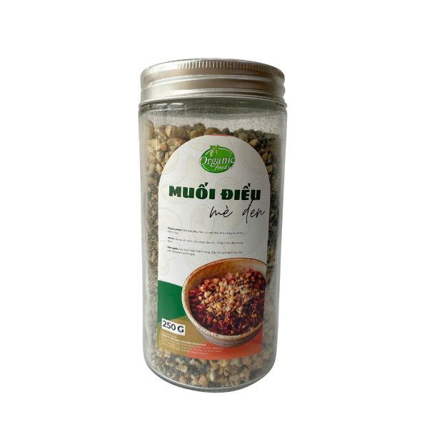 Muối điều mè đen 250g