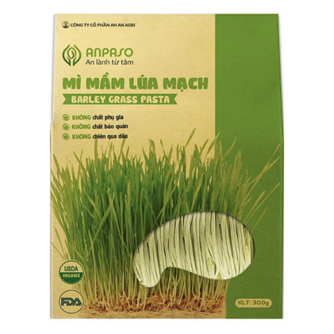 Mì mầm lúa mạch organic Anpaso 300g