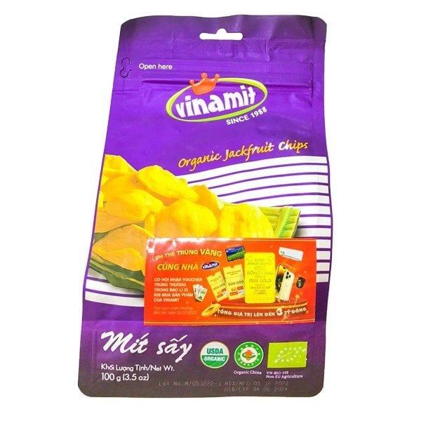 Mít sấy vinamit organic gói 100g