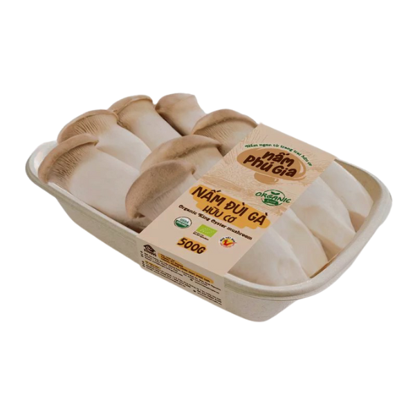 Nấm đùi gà hữu cơ Phú Gia 200g