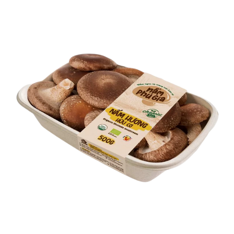 Nấm hương hữu cơ tươi Phú Gia 200g