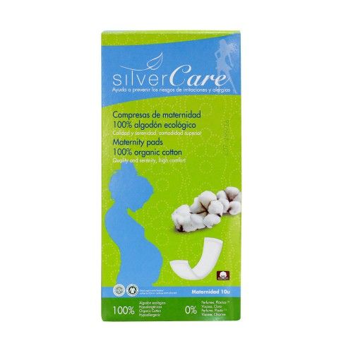 Băng vệ sinh hữu cơ dành cho phụ nữ sau sinh Silvercare 10 miếng