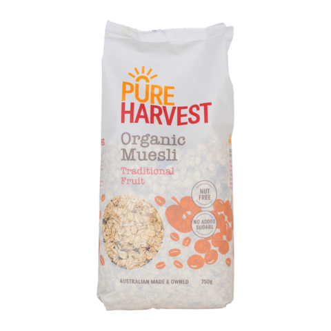 Ngũ cốc hữu cơ muesli purehavest 750g