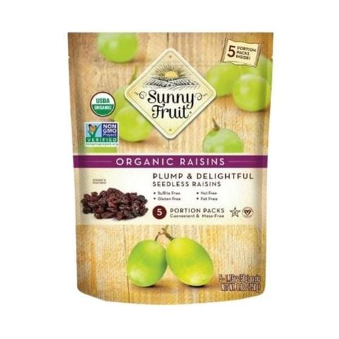 Nho khô hữu cơ sultana sunny fruit 250g