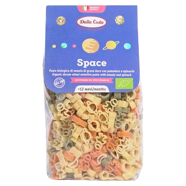 Nui Rau Củ Hữu Cơ Cho Bé Hình Space Dalla Costa 200g