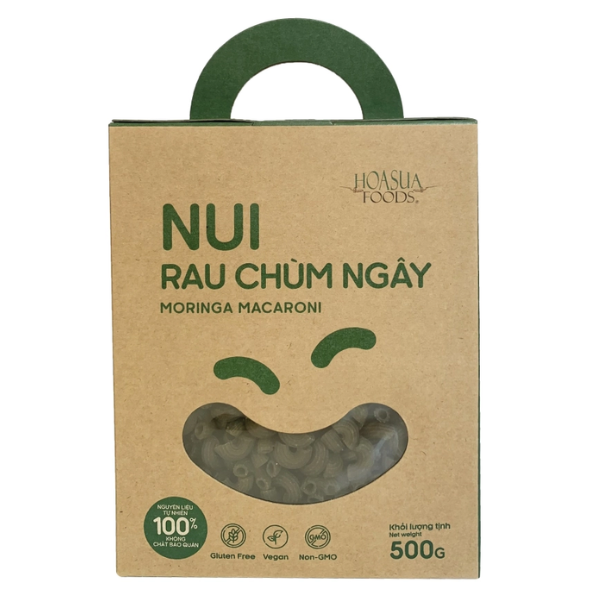 Nui gạo rau chùm ngây hoa sữa 500g