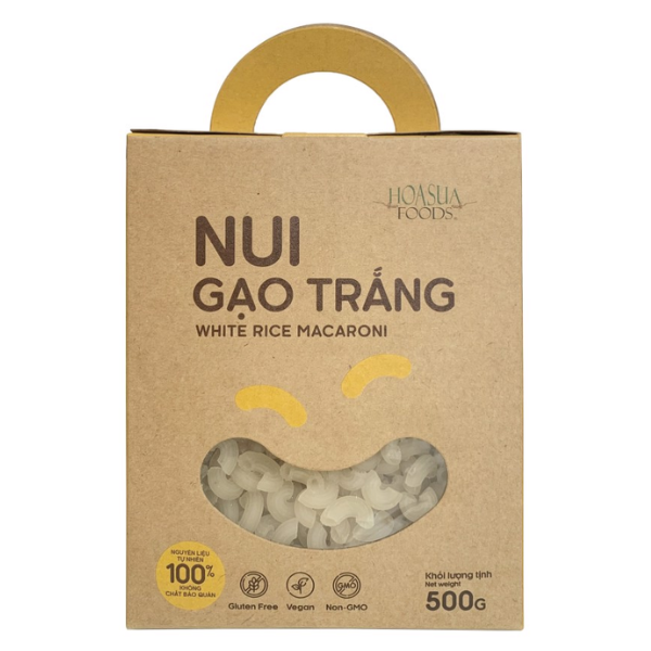 Nui gạo trắng hoa sữa 500g