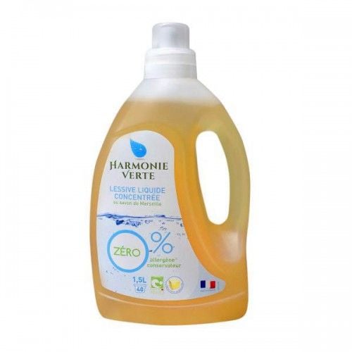 Nước giặt hữu cơ đậm đặc hương thông bạc hà harmonie verte 1.5l