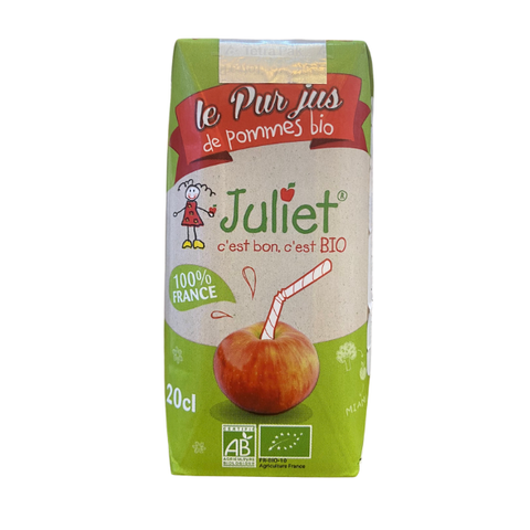 Nước ép táo hữu cơ juliet 200ml