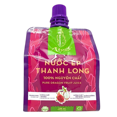 Nước ép thanh long 100% nguyên chất a'fruit 150ml