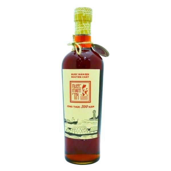 Nước mắm tĩn nhãn đỏ chai thuỷ tinh 40n 500ml